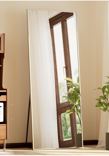 İva 140x55 Ayaklı, Asılı Veya Duvara Yaslı, Yer Aynaları,oturma Odası, Yatak Odası, Giyinme Odası GÜMÜŞ