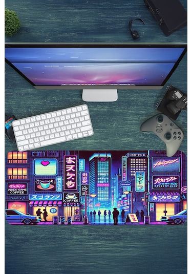 Gaming Oyuncu Xl Mouse Pad Kaydırmaz Dikişli 80 30 Cm Mousepad 16