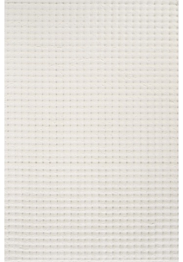 Bubble Puffy Post Peluş Kesme Halı Yolluk Kaymaz Taban Yıkanabilir Pofuduk Oturma Salon Çocuk Odası Krem