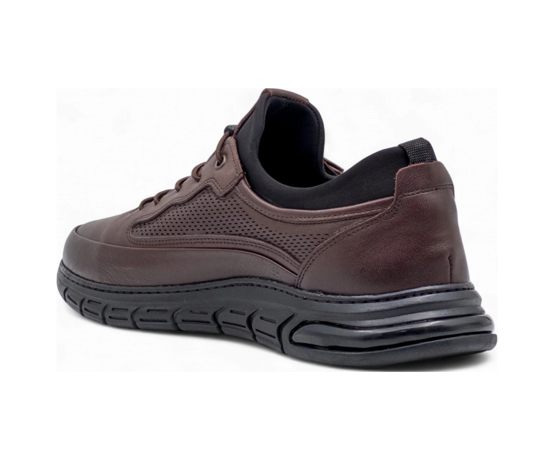 Voyager 1036 Erkek Hakiki Deri Ayakkabı Kış Kahverengi