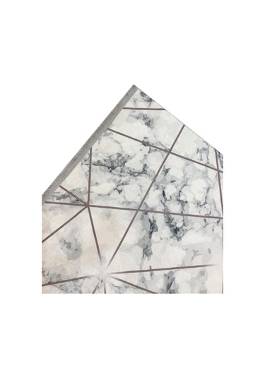 Dijital Kaymaz Yıkanabilir Krem Modern Salon Halısı Mutfak Halısı Yolluk Balkon Halısı Ev Dekor Krem - Gri - Bordo