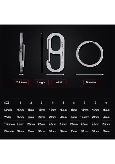 Pazly Yürüyüş Ve Pratik Karabinalı Kampçılık, İçin Geeroyoo Dayanıklı Çok Çelik Balıkçılık Anahtarlık Amaçlı Aksesuar - Jz