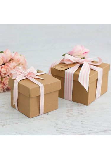Kapaklı E-ticaret Hediye Kutusu, Kraft Kare Kargo Paketleme Kutus Diğer