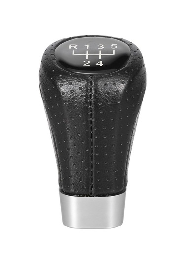 Ulzyvf Bmw 1 Seri E81 E82 E87 E88 5 Vites Siyah Deri Vites Topuzu - Dayanıklı Konfor Siyah