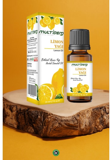 Multidem Limon Uçucu Bitkisel Yağı 20 ML