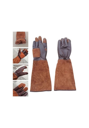 Trendooze Homyl Uzun Bahçe Eldiveni, Gül Budama Eldiveni Kadın Erkek Çiftlik Kullanımı