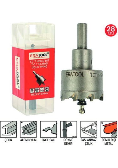 Tct 28mm Elmas Panç Era55847 Eratool