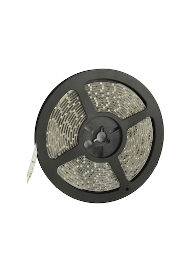 Soulader Suya Dayanıklı 3528 Led Şerit Işık 1 Metre 60 Led Sıcak Beyaz Aydınlatma Dekorasyon Beyaz