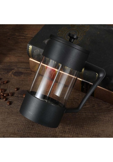 Suntek Cam Çaydanlık Paslanmaz Çelik Filtre Kahve Makinesi 350ml