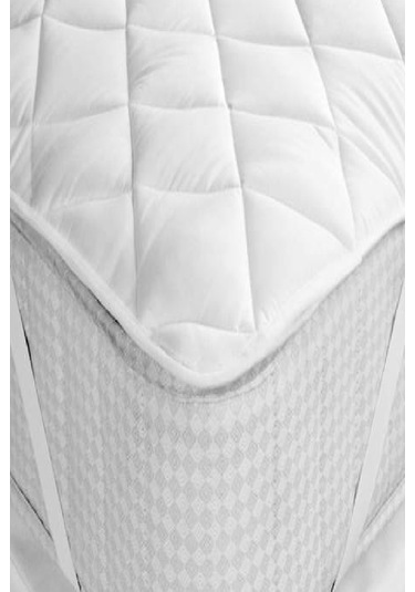 Altın Karma Yatak Koruyucu Kapitoneli 100x200 Cm Tek Kişilik Çarşaf Köşe Lastikli Beyaz