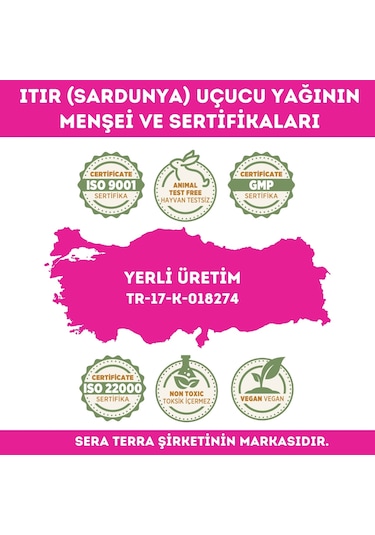 Sera Natura Itır Sardunya Uçucu Yağı 5 ML