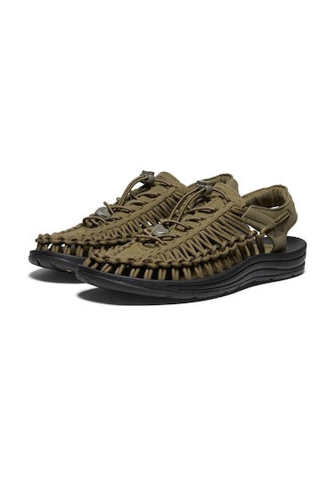 Keen Uneek Erkek Sandalet 1023381 1058 Dark Olıve/black Koyu Haki - Siyah