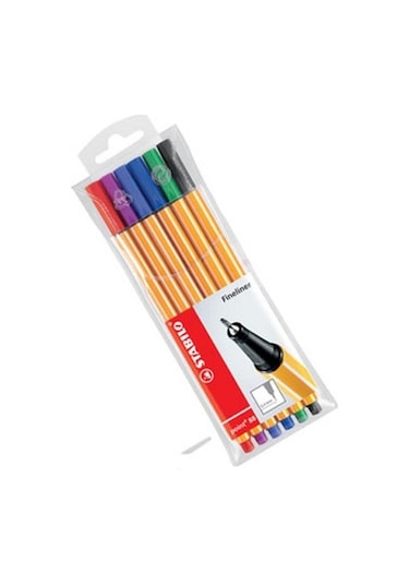 Stabilo Point 88 Şeffaf Paket 6 Renk