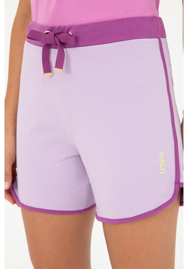U.s. Polo Assn. Kadın Lila Şort Örme 50285890-vr034 Lila