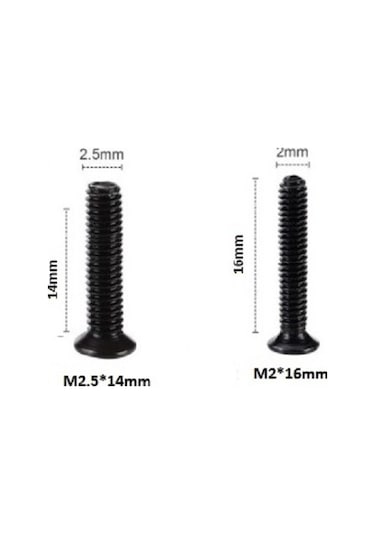 20 Adet 14 16 MM Laptop Vidası Kilitli Poşetli