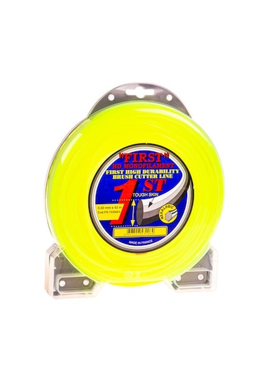 Motorlu Tırpan Misina 3.3Mm 43M Sarı 6 Köşe Fırst