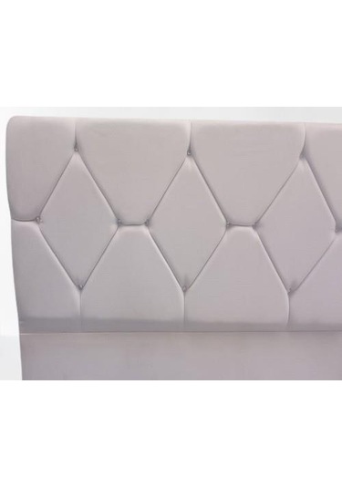 Dk Baklava Model Baby Face Kumaş El Yapımı Çift Kişilik Başlık Krem 150 CM