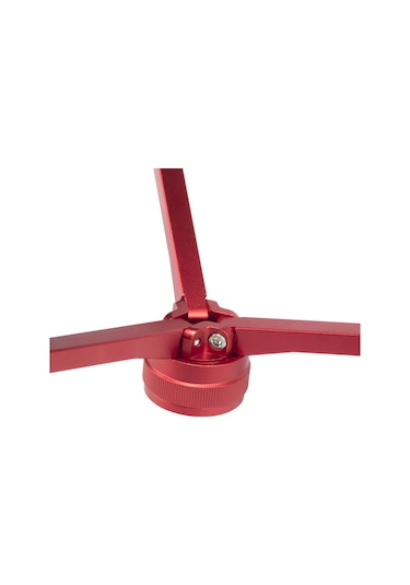 Kangvka Vl05rd Kırmızı Mini Alüminyum Masa Üstü Tripod - Sonsuz Yükseklik Ayarı Ve 1/4 İnç Evrensel Bağlantı