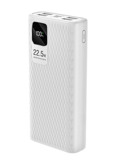 Novahub Joko A29q 22.5w Usb 3 Adet Powerbank, Küçük Ve Güçlü Beyaz