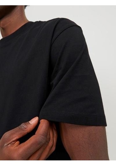 Jjebradley Tee Ss O-neck Noos Black-black Siyah
