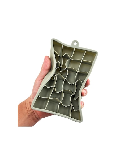 Derin Limon 24 Izgara Silikon Buz Kalıbı Kalıp Buz Küpü Makinesi Kalıp Toksik Olmayan Dayanıklı Bar Pub Şarap Buz Blokları Makinesi Diğer