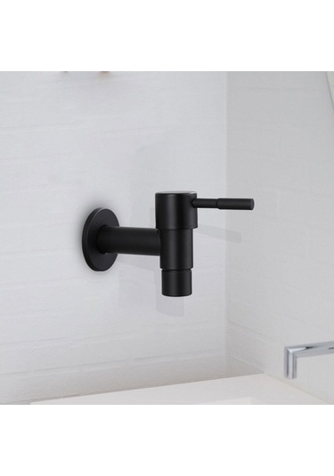 Pazly Suntek Küvet Tuvalet Banyo Köşesi İçin Tekli Siyah Kısa Model -