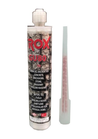 Rox Gu80 Tr Epoksi Kimyasal Kartuş Polyester Içerikli 300 Ml