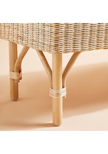 Bank, Rattan, 120 Cm Acı Kahverengi