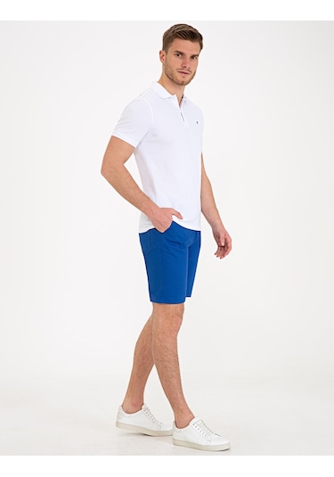 Pierre Cardin Erkek Saks Şort / Bermuda 50233249-vr045 Saks