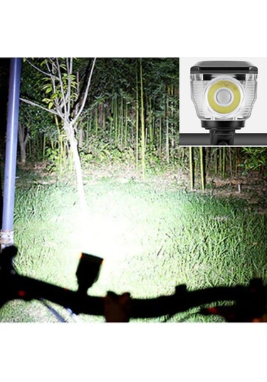 2adet Solar Enerjili Usb İle Şarj Edilebilir Ledli Bisiklet Siyah