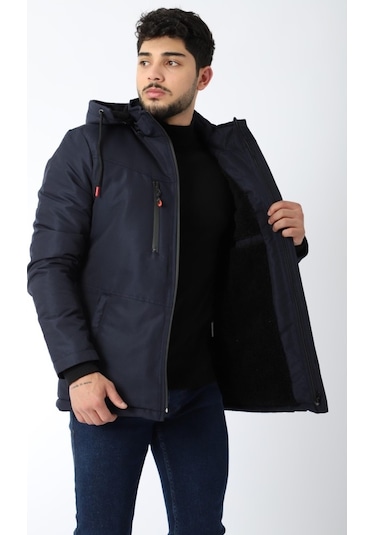 Stil Kombin Çift Göğüs Fermuarlı Su Geçirmez Şişme Mont Pldp 2941 (550815748)