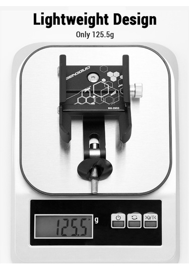 Bengguo-cep Telefonu Tutucu Bisiklet Akıllı Telefon Tutucu,y28005 Siyah