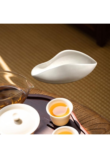 Suntek Ev Büfe Beyaz Için Seramik Dozaj Kabı Porselen Tek