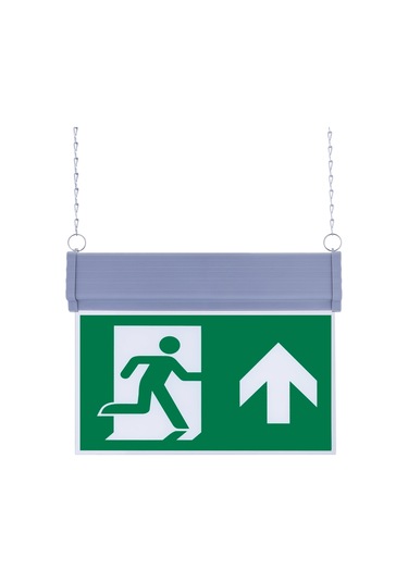 Sg051-y1 Çift Yönlü Acil Yönlendirme Armatürü Zincirli Yukarı Yeşil