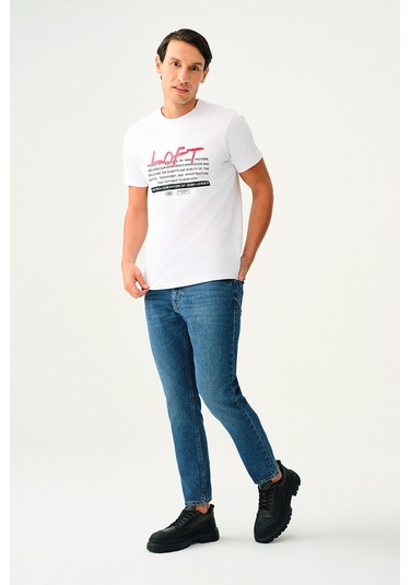 Loft Gabriel Mid Wash Erkek Pantolon Mavi