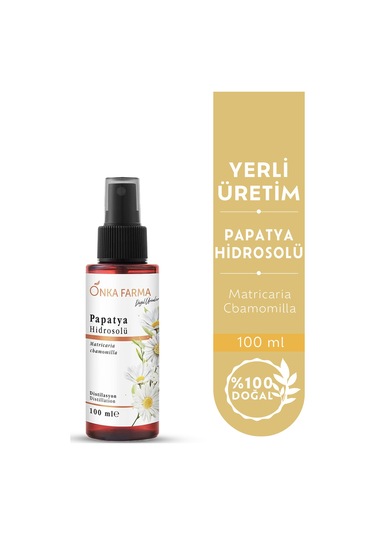 Onka Farma Papatya Suyu Hidrosolü Saç Renk Açıcı Tonik 100 ML