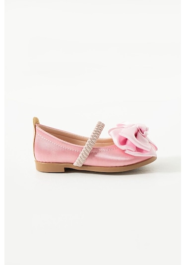 Stella Butik Bantlı Fiyonklu Babet Kız Çocuk Pembe