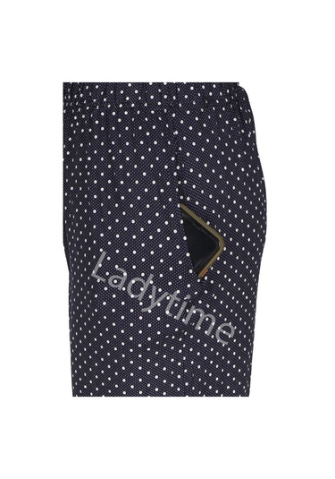 Lüx Battal Beden Cepli Viskon Yazlık Pijama Altı Ze18 Siyah