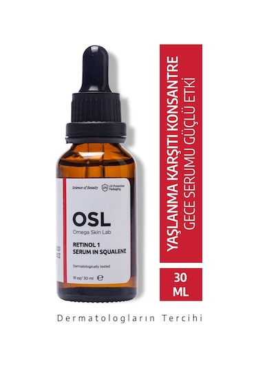 OSL Omega Skin Lab Yaşlanma Karşıtı Retinol 1 Serum 30 ML