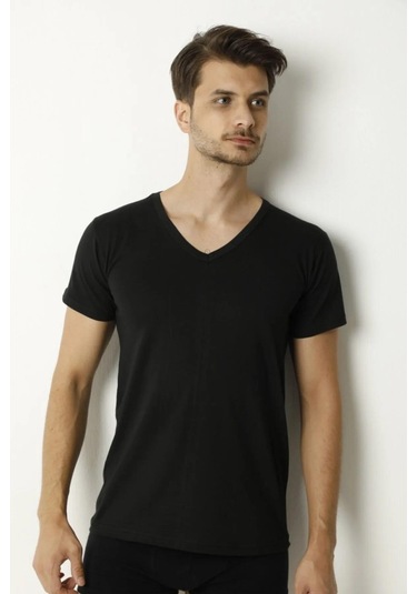 Saran Erkek Penye V Yaka Fanila Atlet 3002 - 6 Adet 001 Saran Erkek Penye V Yaka Fanila Atlet 3002 - 6 Adet 001