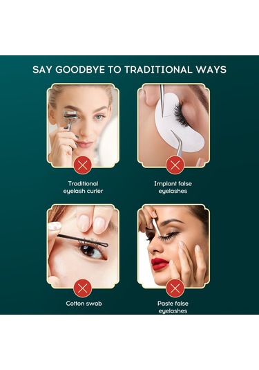 Wezone Beyaz Kedi Pencesi Elektrikli Kirpik Kaşıyak, 3.7v Isıtmalı Sabit Tutucu, Taşınabilir Mini Model