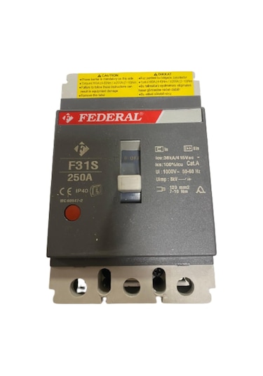 Federal F31S 250A Kompakt Şalter Sabit