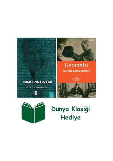 İsimlerin Gizemi + Geometri + Dünya Klasiği Hediye