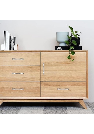 Mobilya Kulpları Mobilya Düğmeleri, 6'lı Set İçi Boş Kapı Kulpları Dolap Kapakları, 95/120 Mm