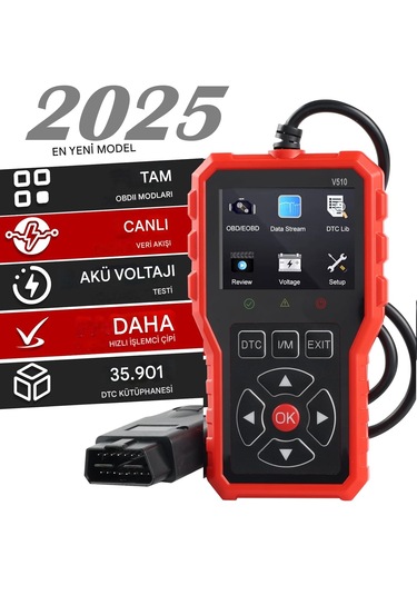 Full Obd2 Eobd Araç Teşhis Kodu Okuyucu , Obd Hata Silici
