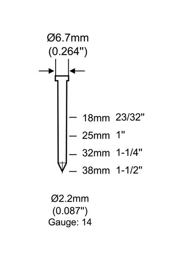 Uno ST38 18-38 MM Ağır Tip Çivi Tabancası