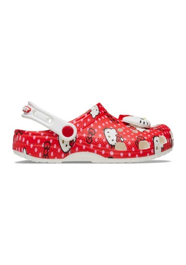 Crocs Hello Kitty Red Classic Clog T Çocuk Terlik 210577 210577 90h 90h Beyaz - Kırmızı