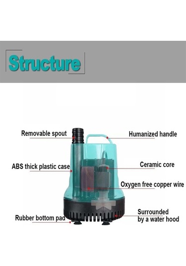 Pazly 25w Dalgıç Pompa Akvaryum Su Pompası Ve Çeşmesi