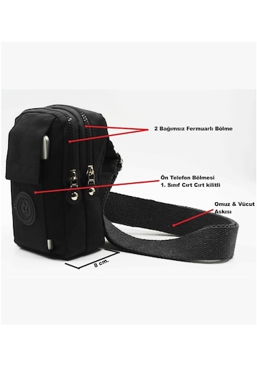 Bizoon 109K Krinkl Minimal Sırt Ve Göğüs Çantası Bodybag