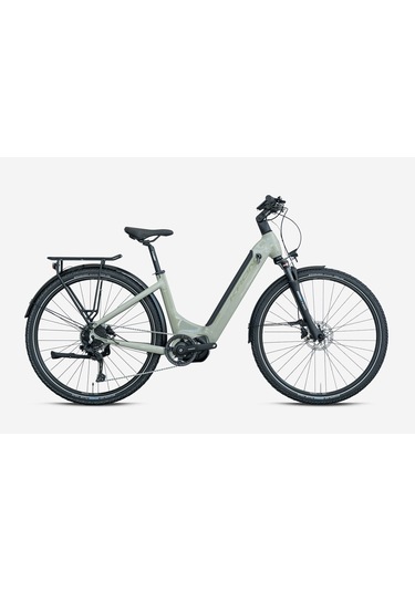 Kron Zeon Trekking Unisex Elektrikli Bisiklet Bej - Siyah